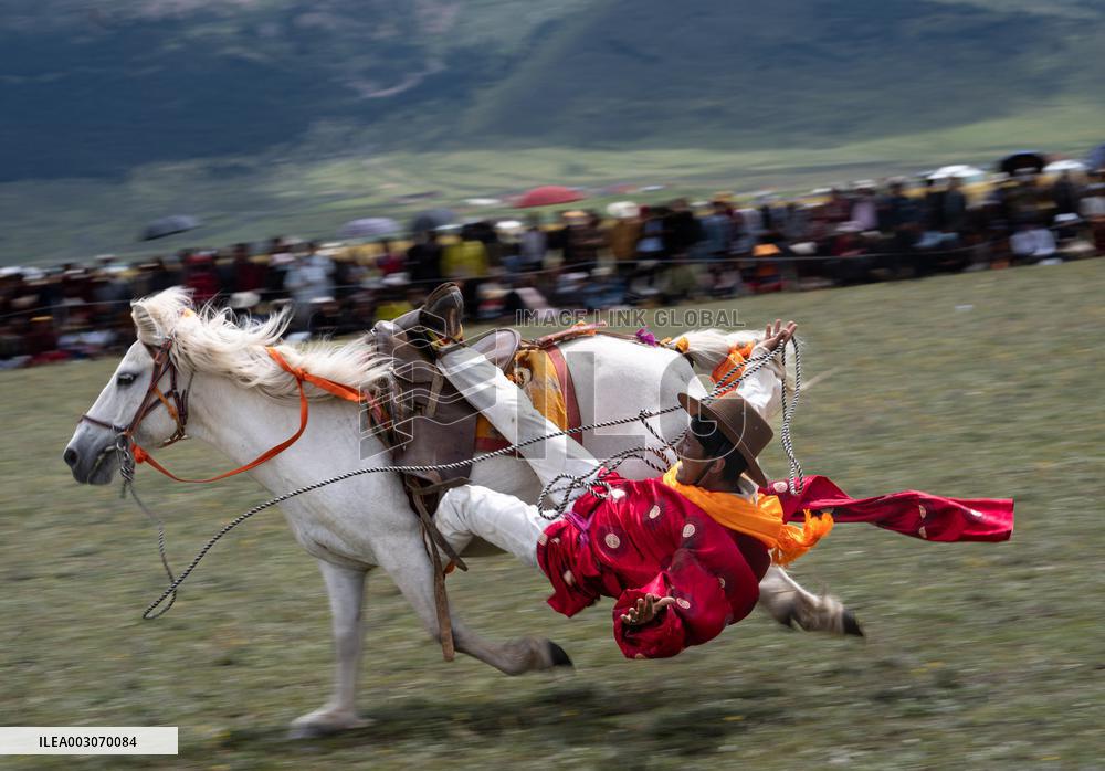 (SichuanMosaics)CHINA-SICHUAN-GARZE-HORSE RACING (CN)