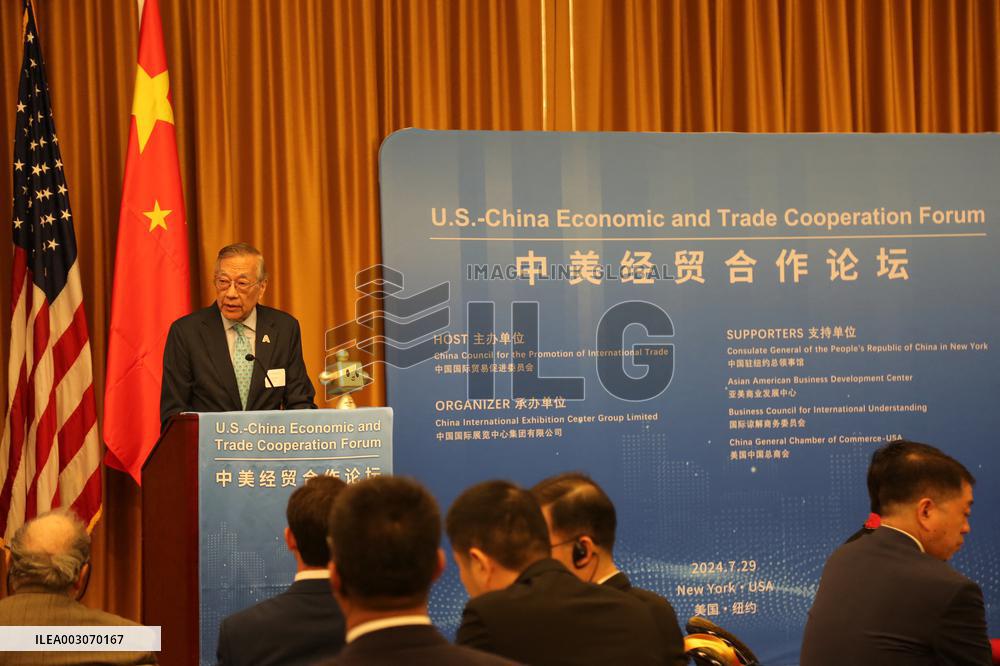 U.S.-NEW YORK-CHINA-ECONOMIC AND TRADE COOPERATION FORUM