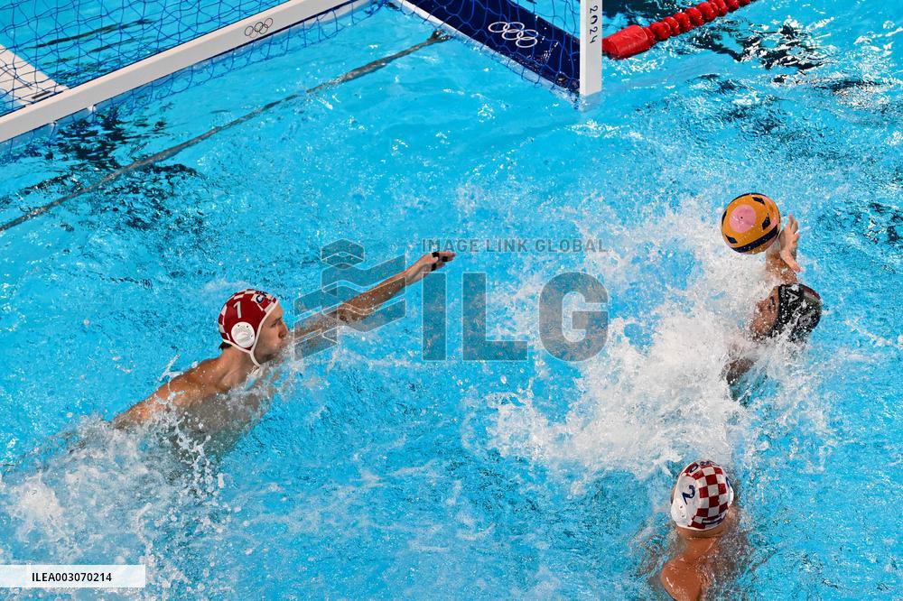(PARIS2024) FRANCE-SAINT-DENIS-OLY-WATER POLO