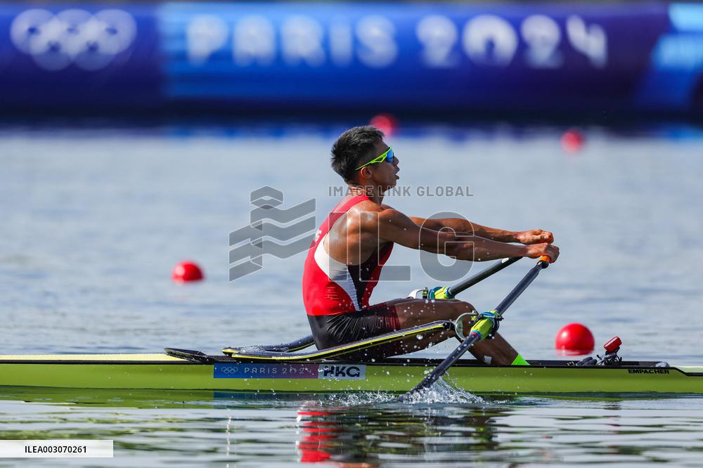 (PARIS2024) FRANCE-VAIRES-SUR-MARNE-OLY-ROWING