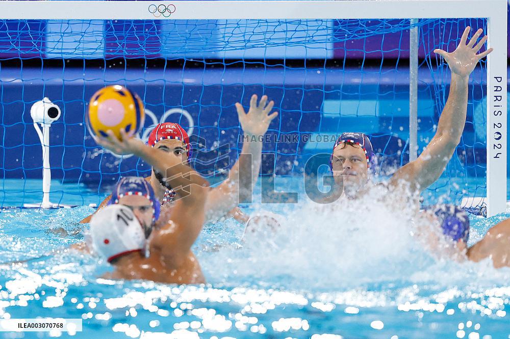 (PARIS2024) FRANCE-SAINT-DENIS-OLY-WATER POLO