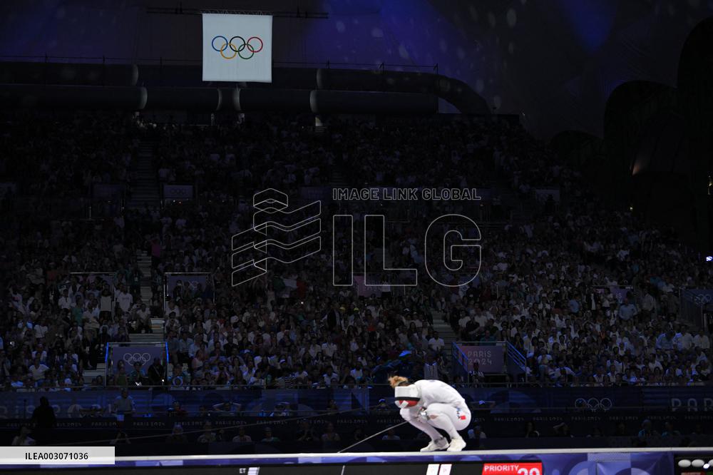 Paris 2024 - Fencing - Team France Wins Silver