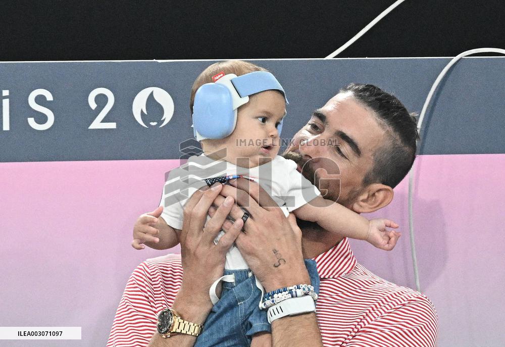 aris 2024 - Gymnastic - Michael Phelps In The Stands