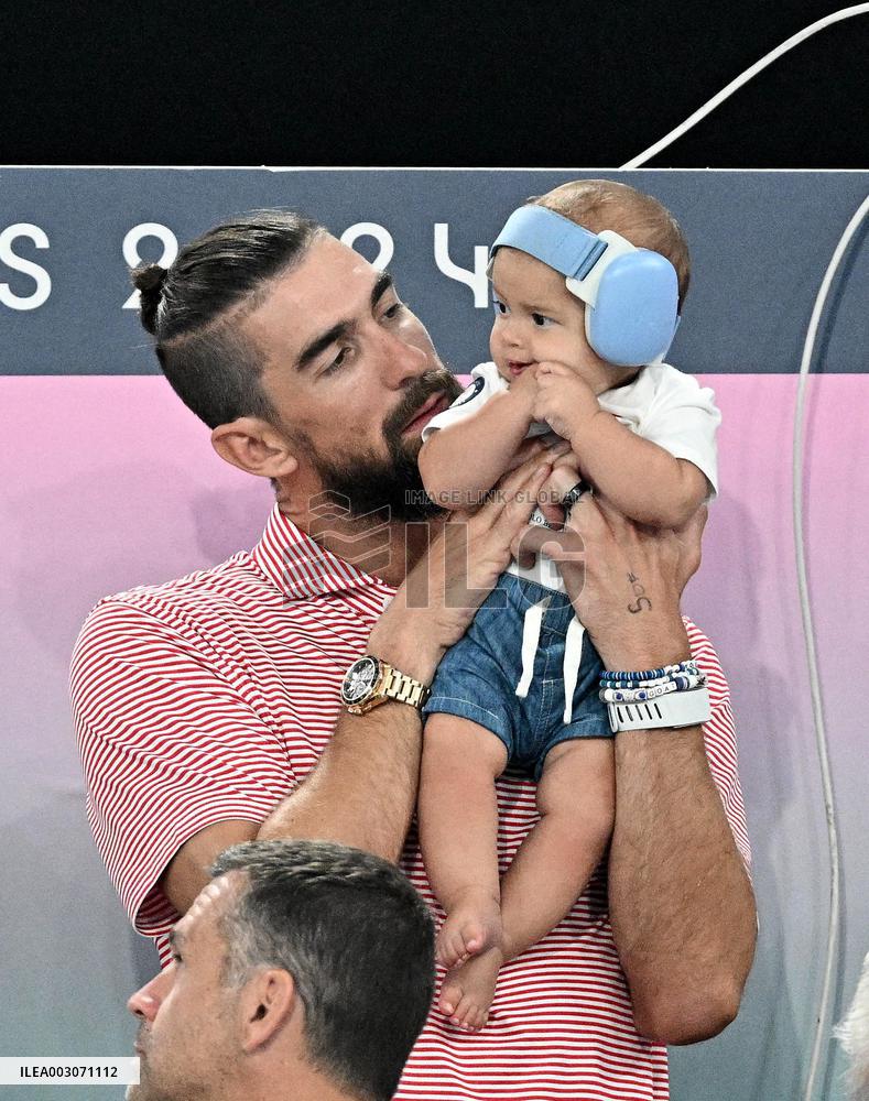 aris 2024 - Gymnastic - Michael Phelps In The Stands