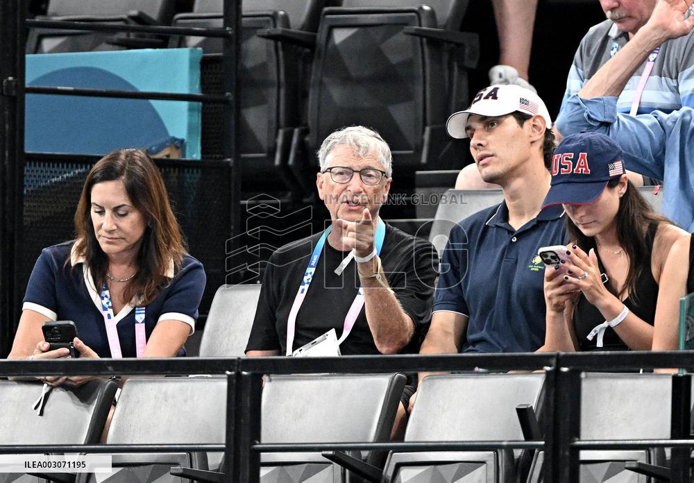 Paris 2024 - Gymnastic - VIPs In The Stands