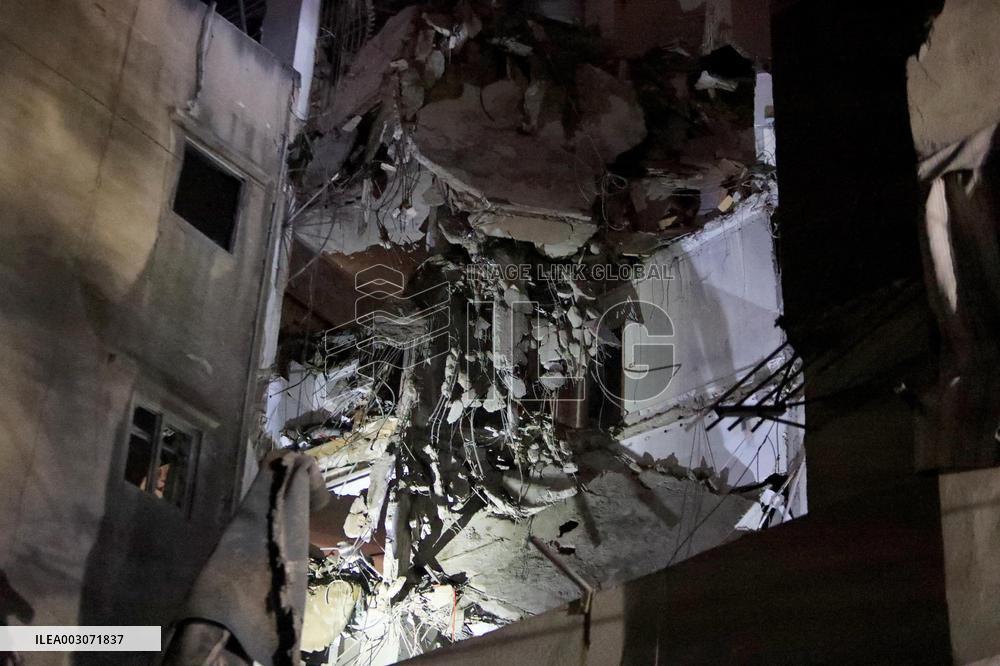 LEBANON-BEIRUT-ISRAEL-STRIKE