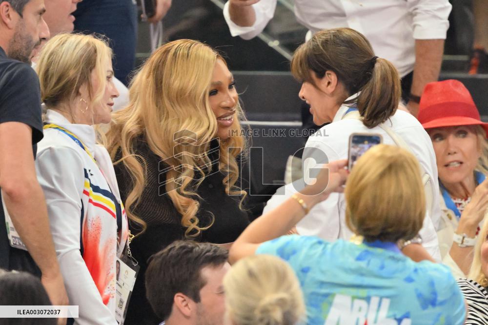 Paris 2024 - Celebs Attend Women’s Artistic Gymnastics