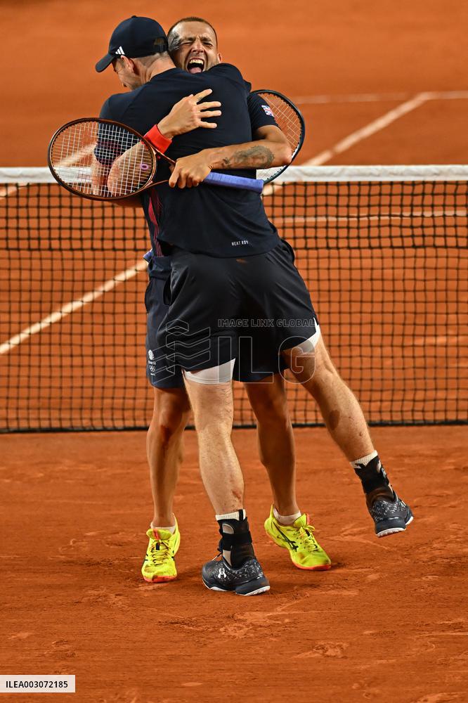 Paris 2024 - Murray And Evans Reach Doubles Quarter-Finals