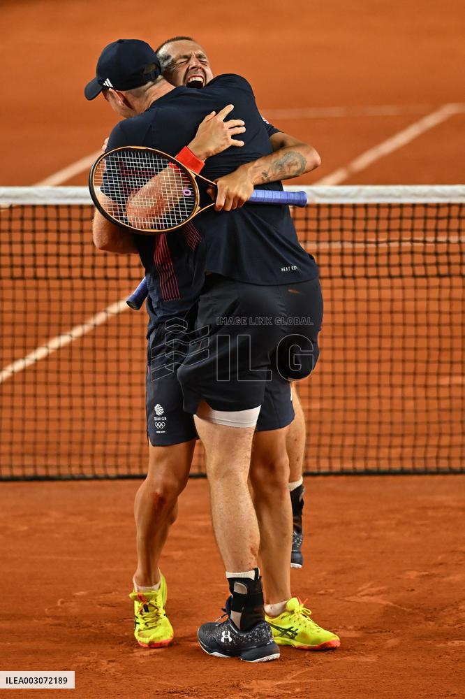 Paris 2024 - Murray And Evans Reach Doubles Quarter-Finals