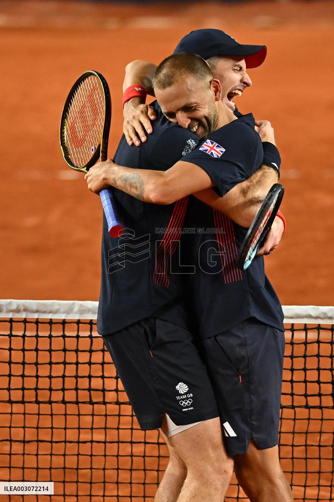 Paris 2024 - Murray And Evans Reach Doubles Quarter-Finals