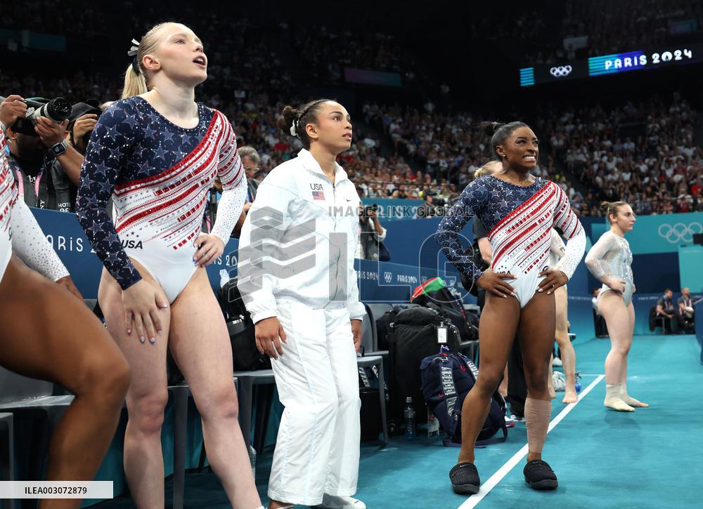Paris 2024 - Women's Gymnastics - Team USA Takes Gold