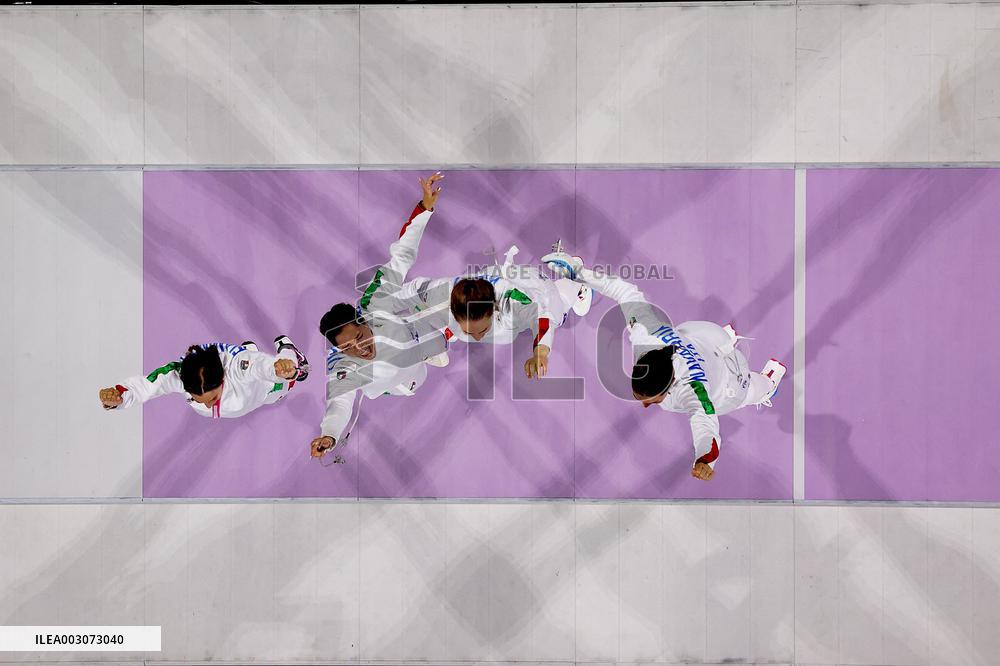 Paris 2024 - Team Italy Wins Gold In Women's Epee Team