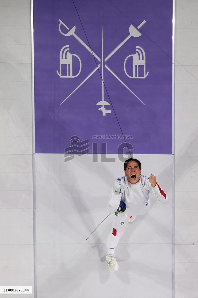 Paris 2024 - Team Italy Wins Gold In Women's Epee Team