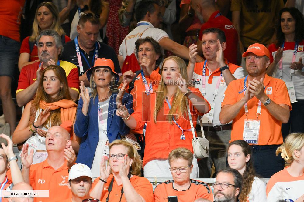Paris 2024 - Handball - Dutch Royals In The Stands