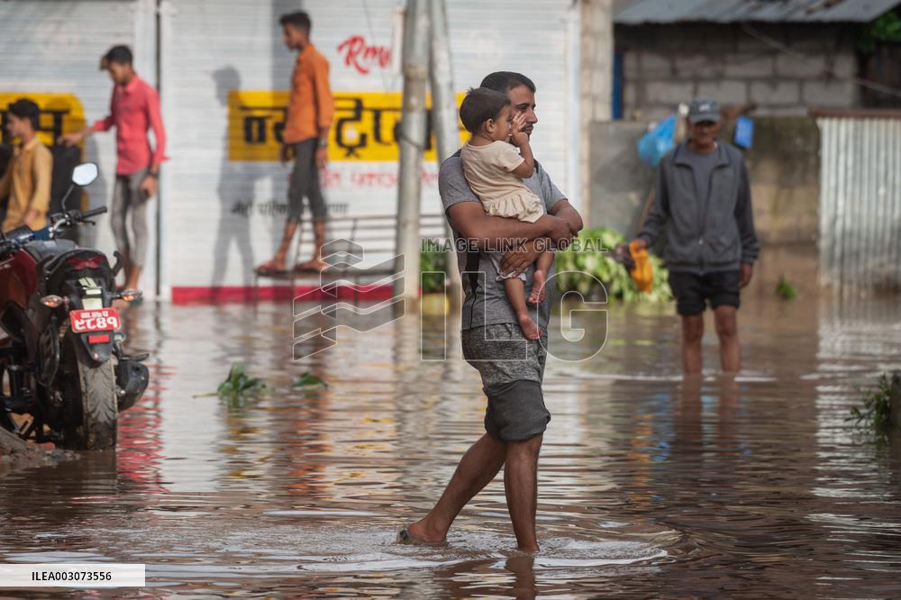 NEPAL-LALITPUR-HEAVY RAINS