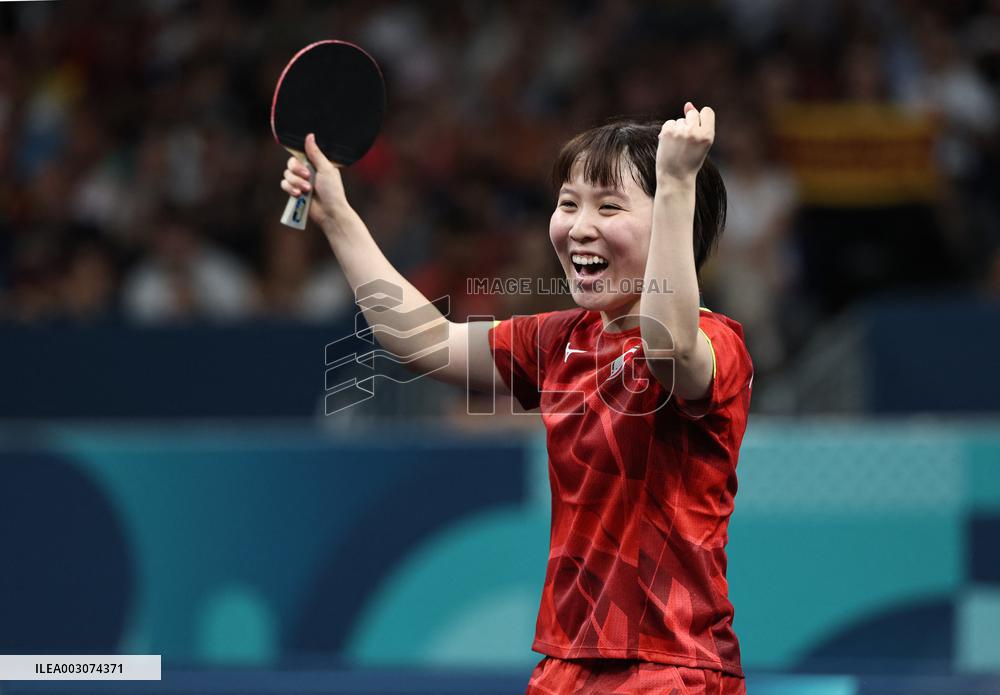 (PARIS2024)FRANCE-PARIS-OLY-TABLE TENNIS