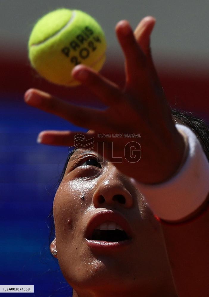 (PARIS2024) FRANCE-PARIS-OLY-TENNIS