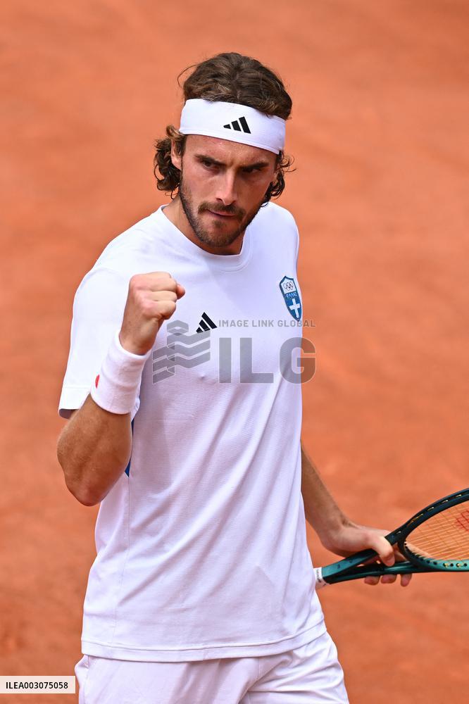 Paris 2024 - Tennis - Stefanos Tsitsipas v Sebastian Baez