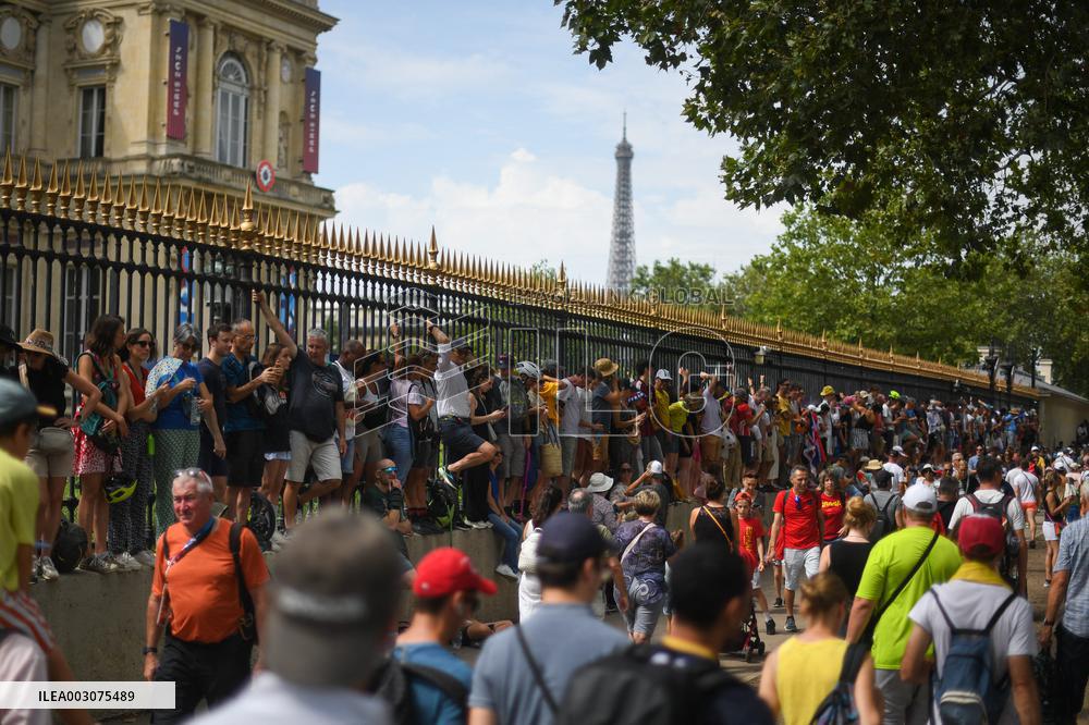 Paris 2024 - Triathlon Illustrations