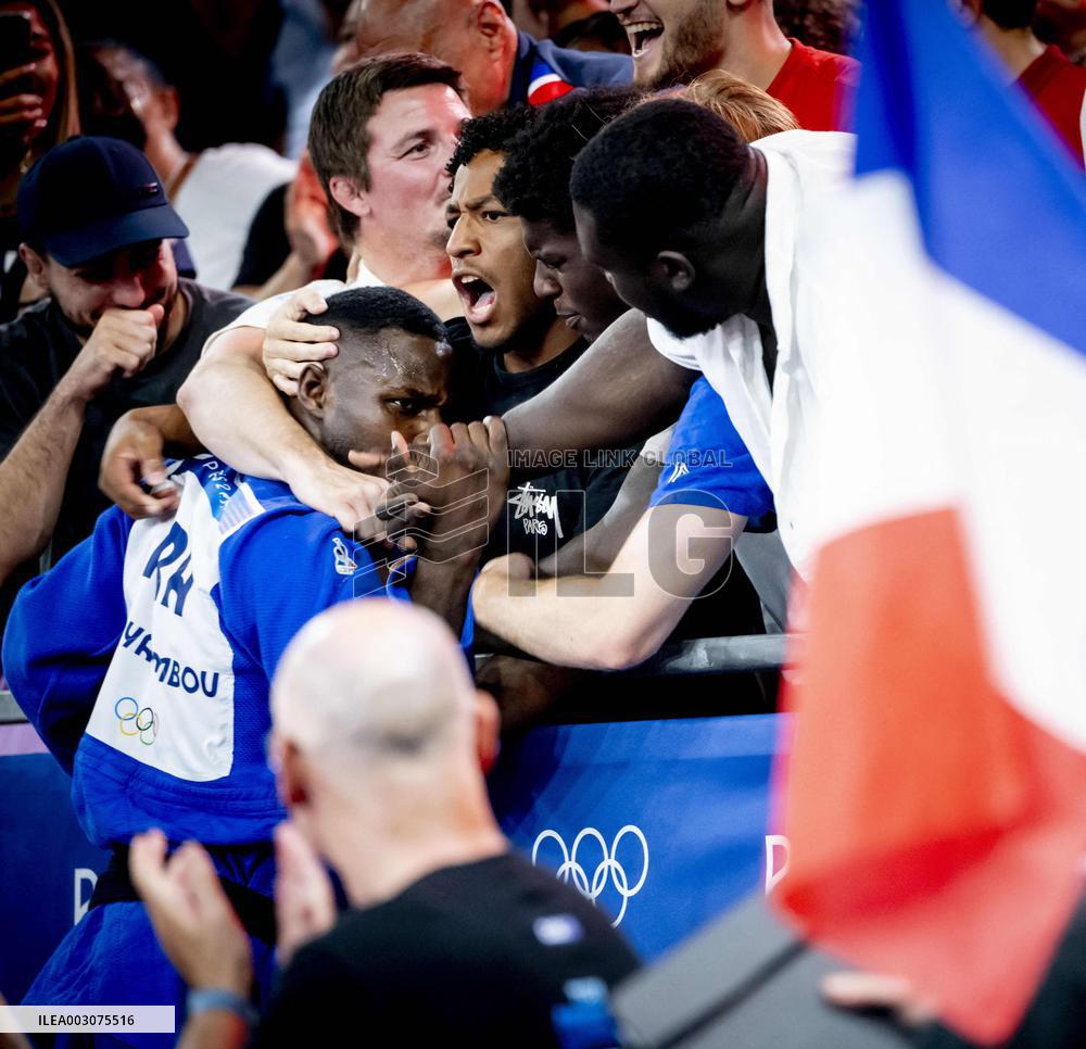 Paris 2024 - Judo - Maxime-Gael Ngayap Hambou Wins Bronze