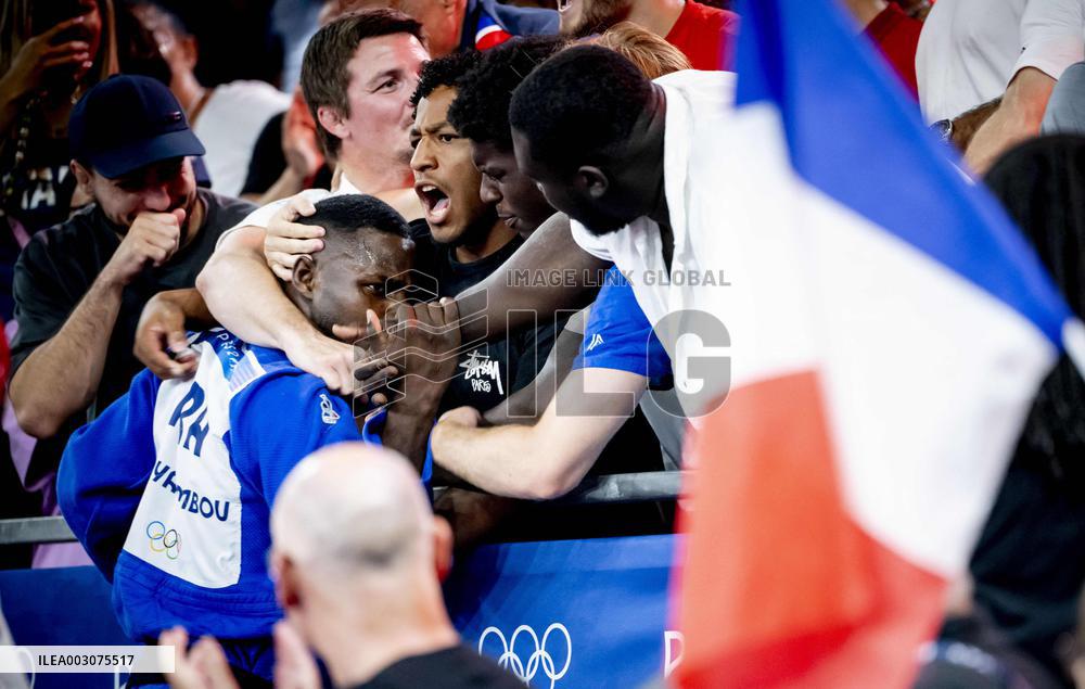 Paris 2024 - Judo - Maxime-Gael Ngayap Hambou Wins Bronze