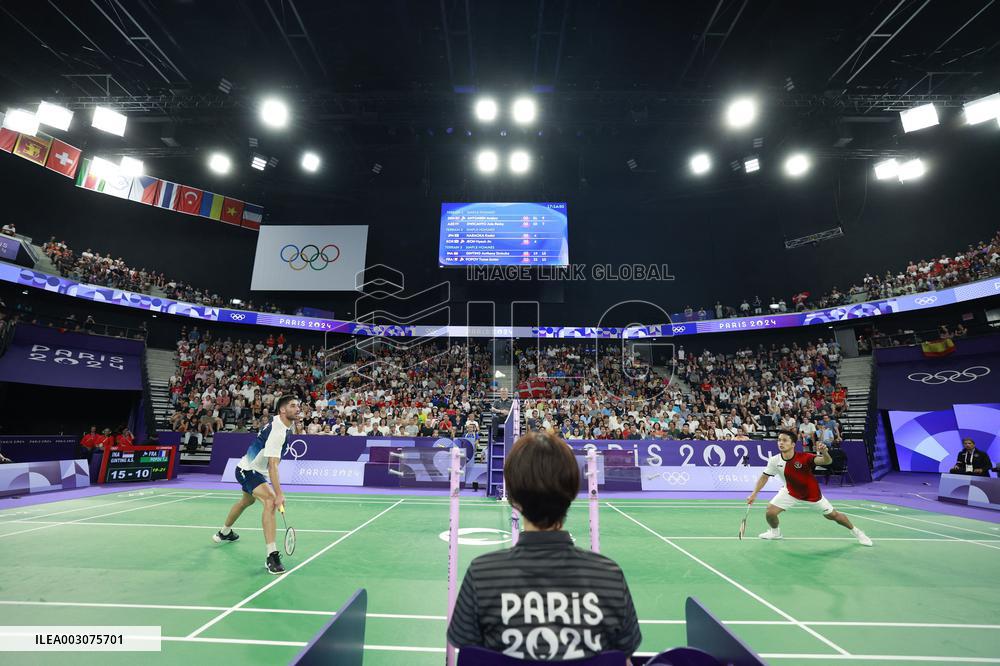 (PARIS2024) FRANCE-PARIS-OLY-BADMINTON