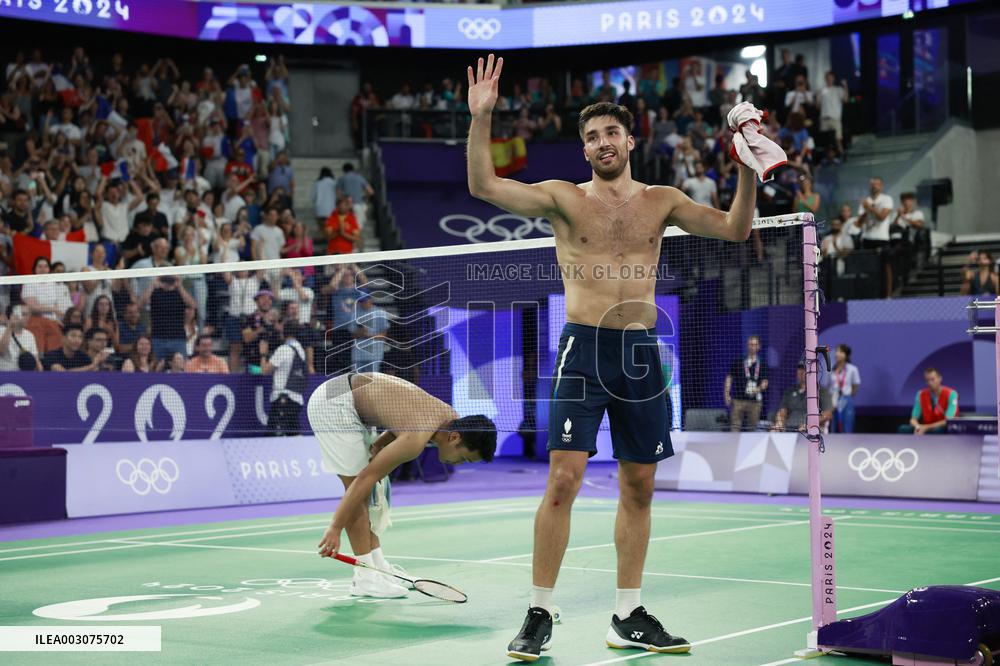 (PARIS2024) FRANCE-PARIS-OLY-BADMINTON