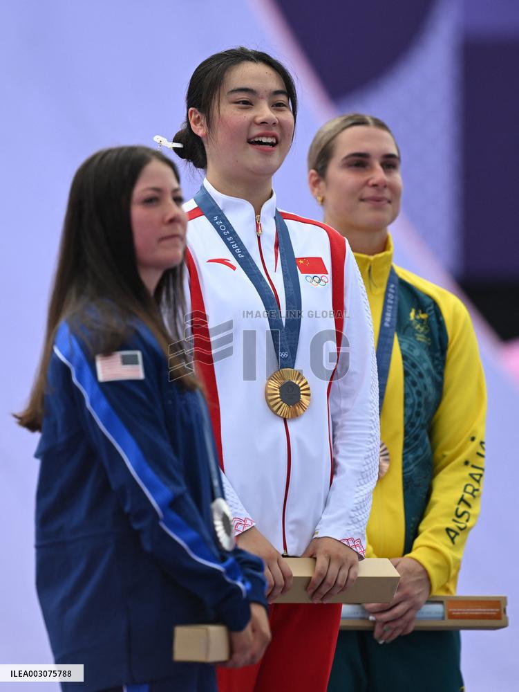 Paris 2024 - BMX Freestyle Women's Medal Ceremony