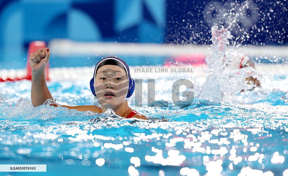 (PARIS2024) FRANCE-SAINT-DENIS-OLY-WATER POLO