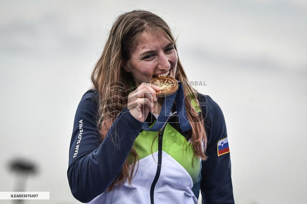 Paris 2024 - Fans welcome medalists at the Parc des Champions in Paris FA