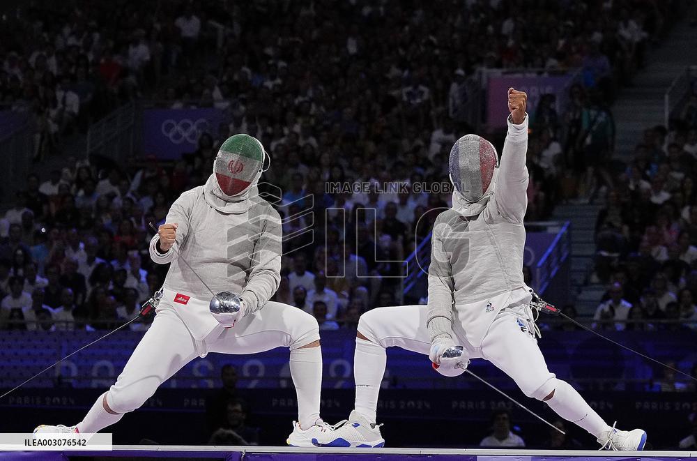 (PARIS2024) FRANCE-PARIS-OLY-FENCING