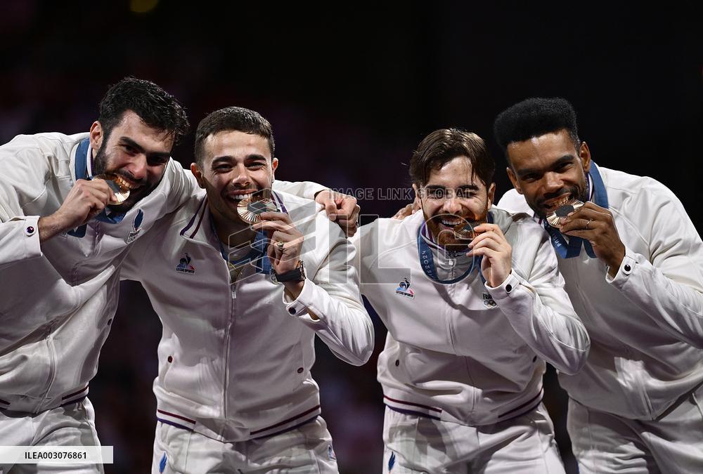 (PARIS2024) FRANCE-PARIS-OLY-FENCING