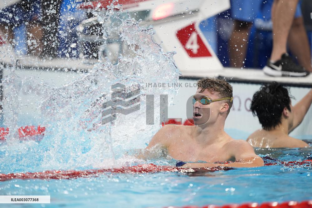 Paris 2024 - 200m Breaststroke - Leon Marchand Wins Gold