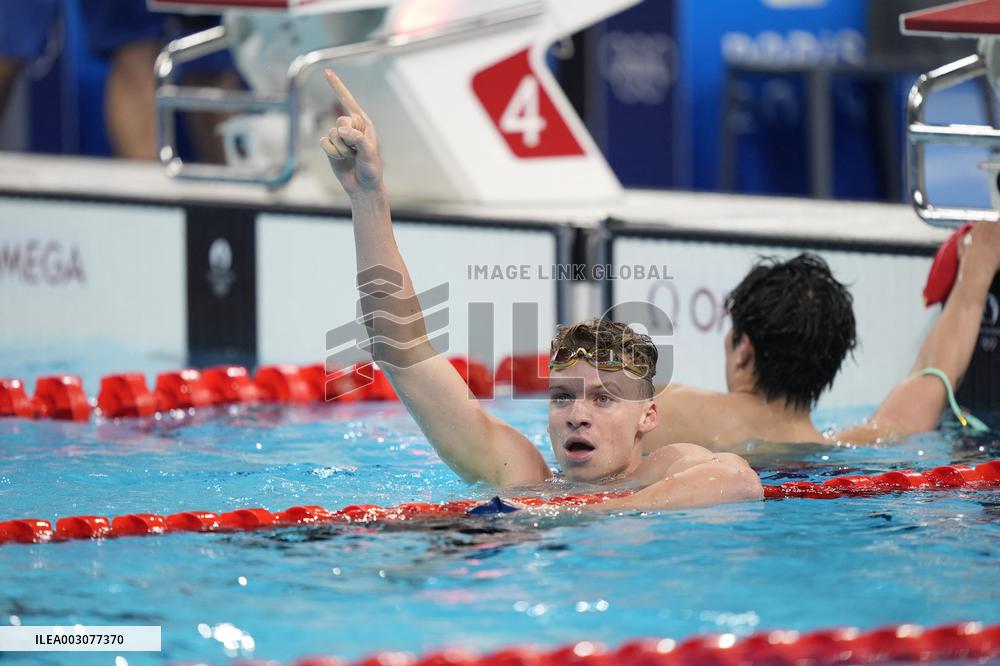 Paris 2024 - 200m Breaststroke - Leon Marchand Wins Gold
