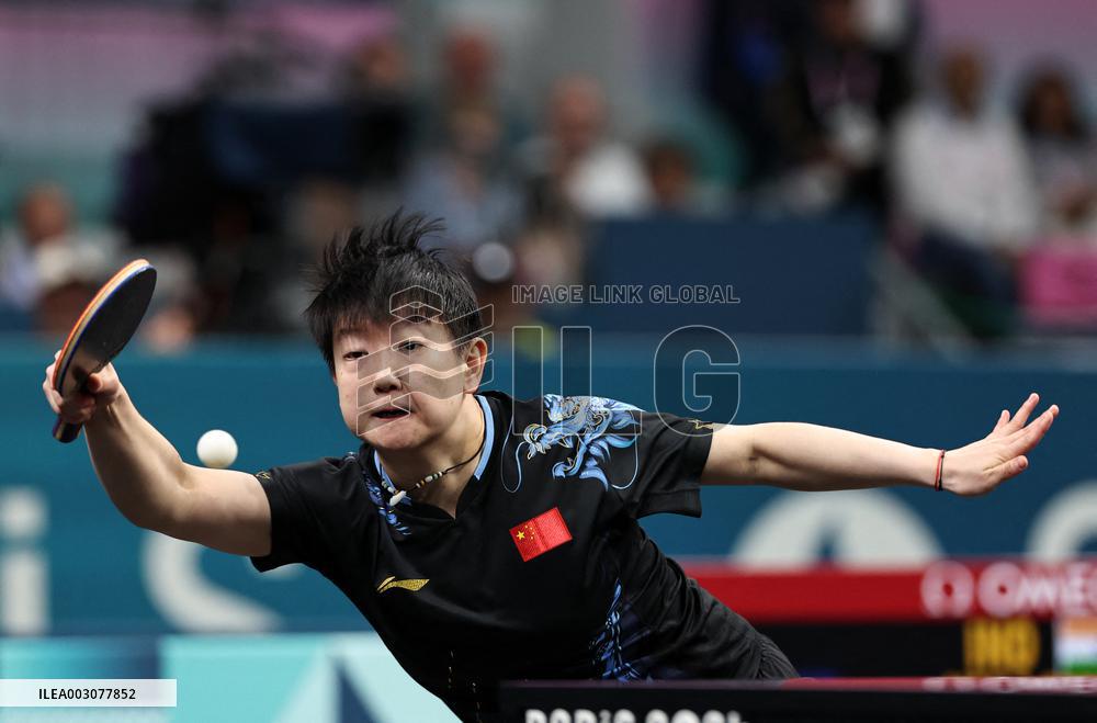 (PARIS2024) FRANCE-PARIS-OLY-TABLE TENNIS