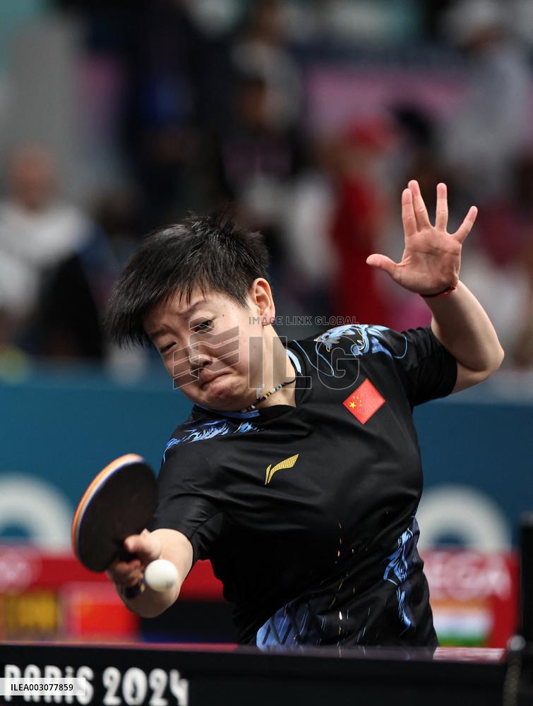 (PARIS2024) FRANCE-PARIS-OLY-TABLE TENNIS
