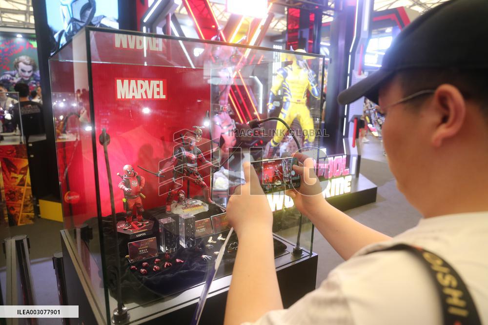 Deadpool & Wolverine Handmade Model at 2024 ChinaJoy in Shanghai