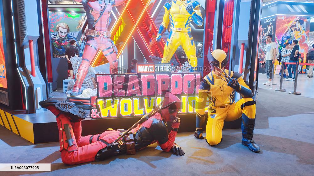 Deadpool & Wolverine Handmade Model at 2024 ChinaJoy in Shanghai