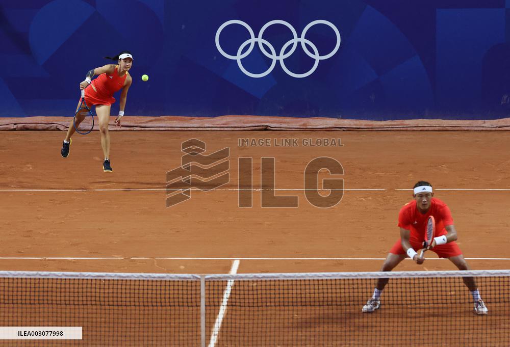 (PARIS2024) FRANCE-PARIS-OLY-TENNIS