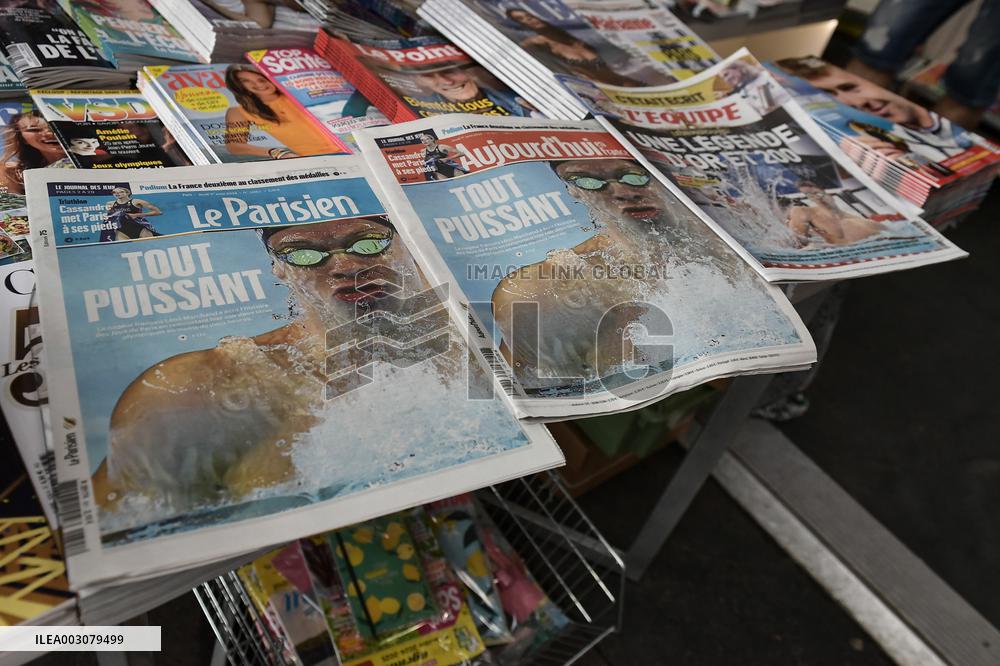 French papers react to Olympics results in Paris FA