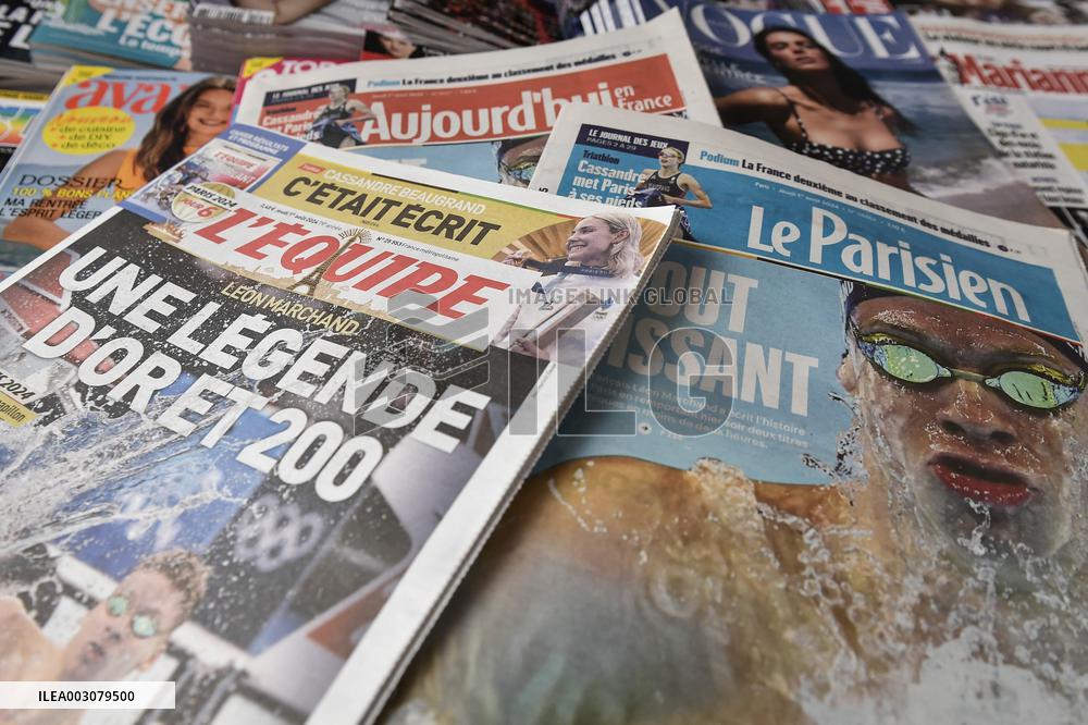 French papers react to Olympics results in Paris FA