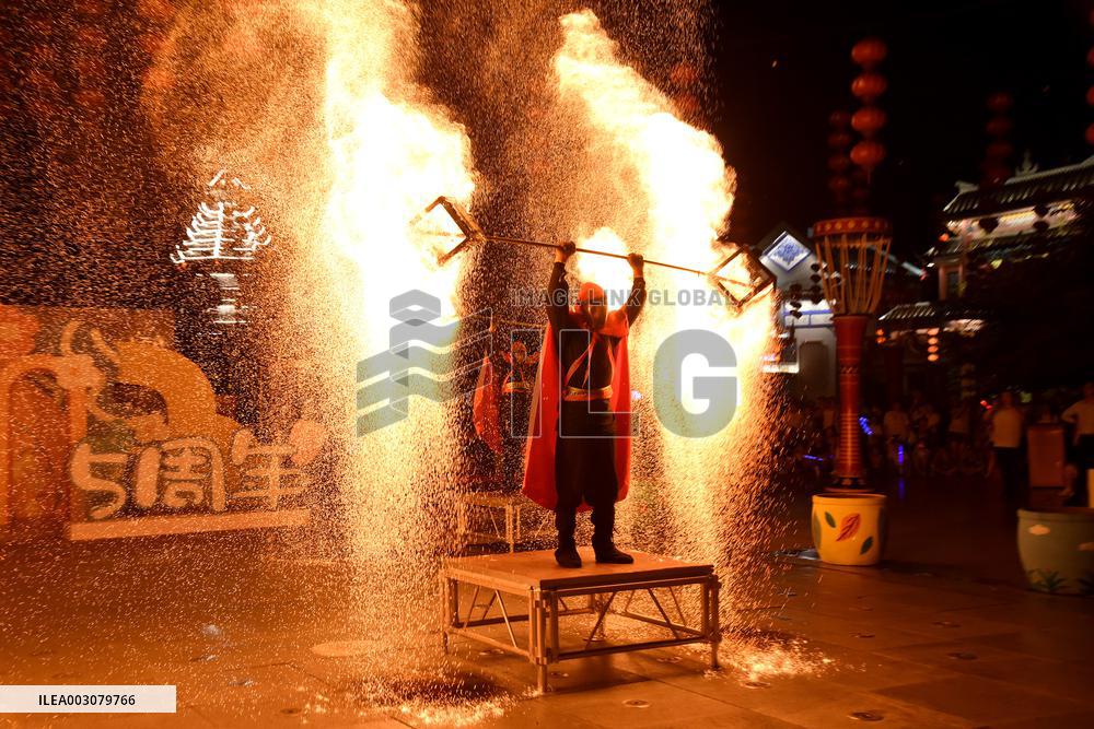 Fireworks Show in Handan