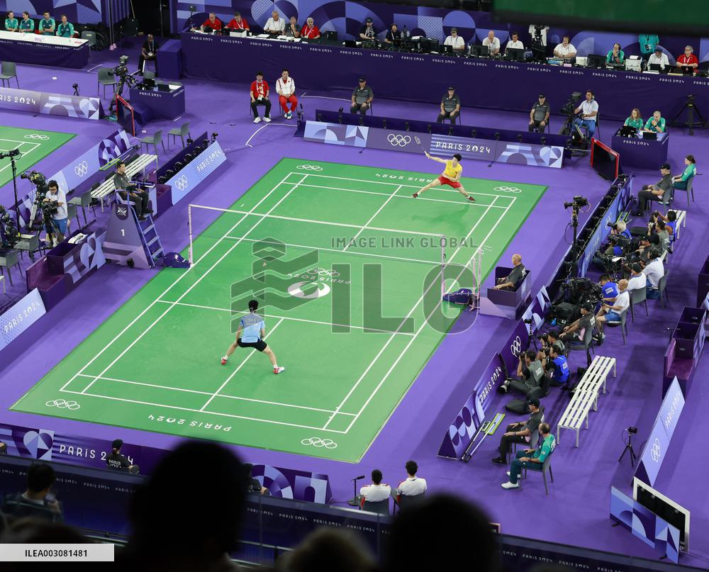 (PARIS2024) FRANCE-PARIS-OLY-BADMINTON
