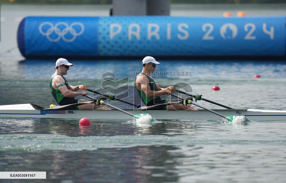 (PARIS2024) FRANCE-VAIRES-SUR-MARNE-OLY-ROWING