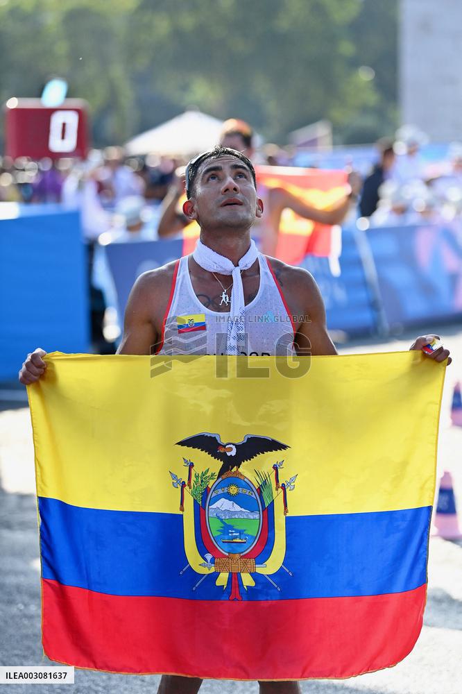 Paris 2024 - Brian Daniel Pintado Takes Gold In Men's 20km Race Walk