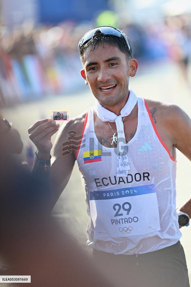 Paris 2024 - Brian Daniel Pintado Takes Gold In Men's 20km Race Walk