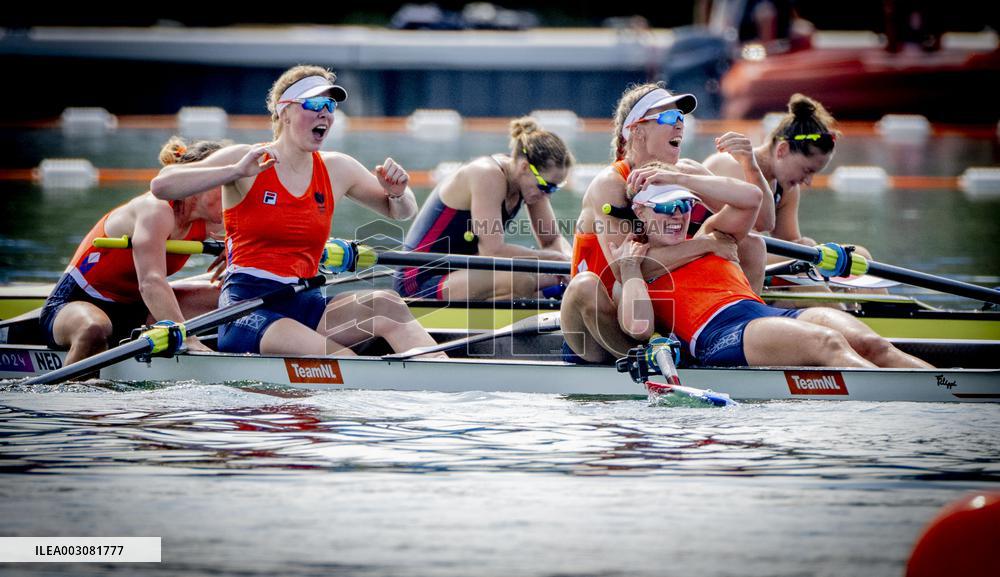 Paris 2024 - Netherlands Take Gold In Women's Four Final Rowing
