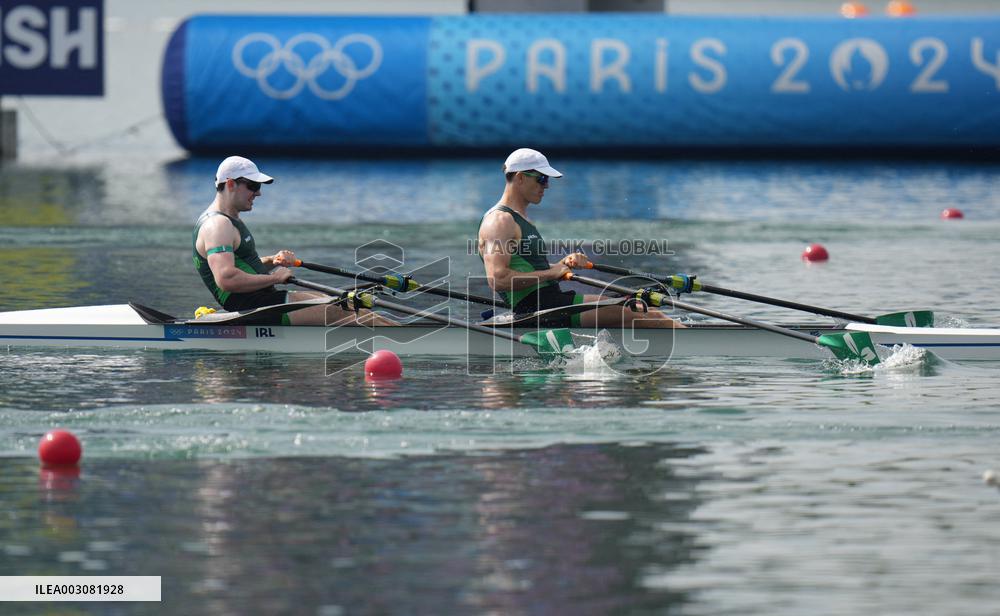 (PARIS2024) FRANCE-VAIRES-SUR-MARNE-OLY-ROWING
