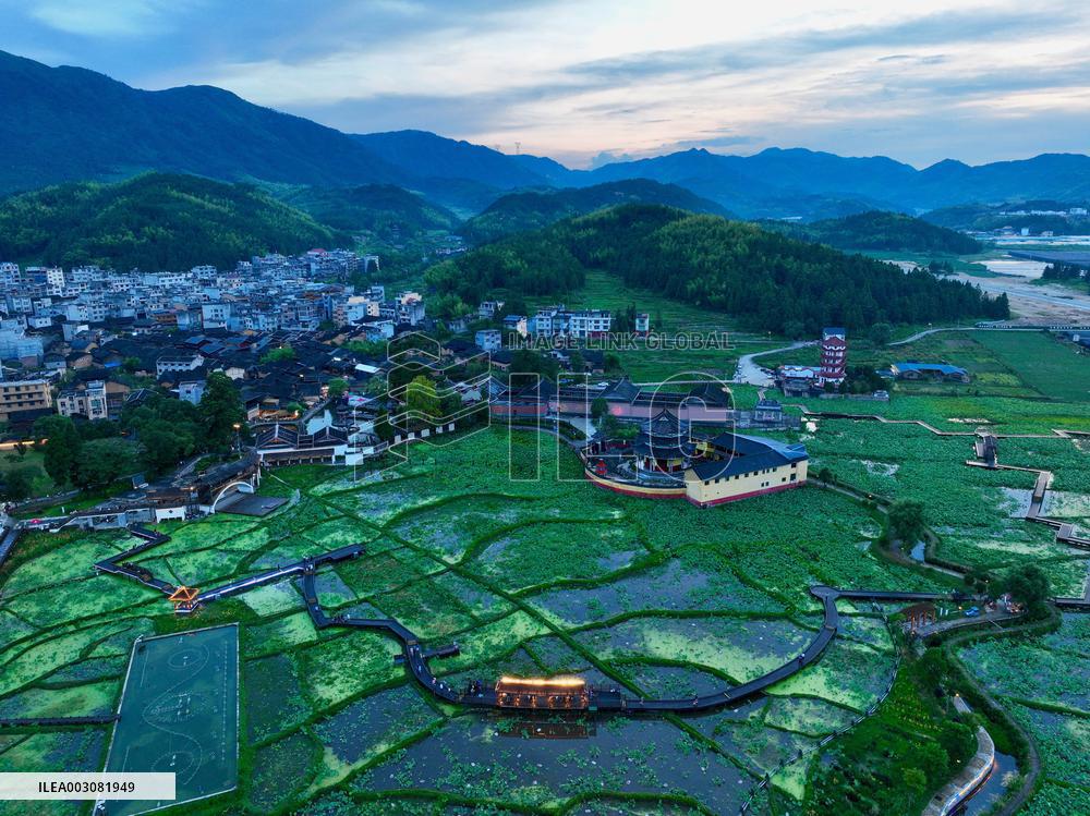 (FujianPano)CHINA-FUJIAN-PUYUAN-ANCIENT VILLAGE-TOURISM (CN)