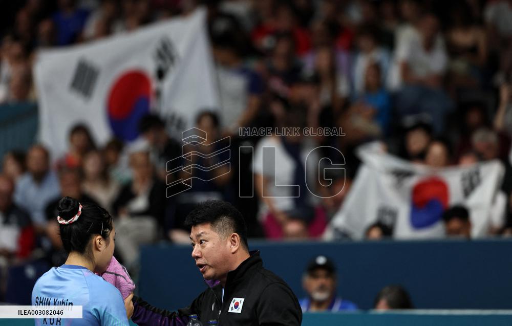 (PARIS2024)FRANCE-PARIS-OLY-TABLE TENNIS